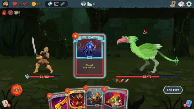 Slay the Spire 2 roguelike deckbuilder screenshot from the early combat footage