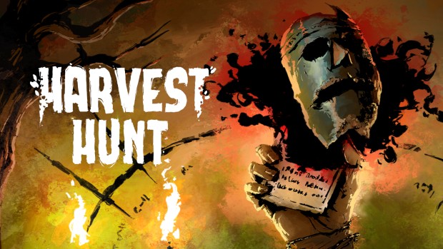 Harvest Hunt official key art for the indie roguelike survival-horror