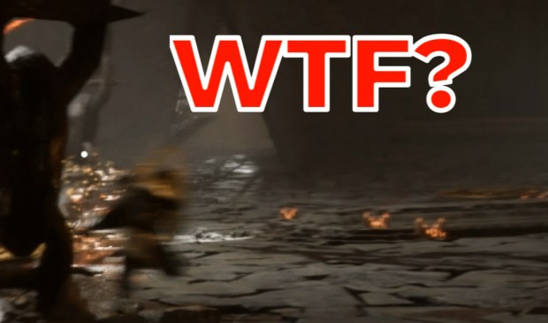 Daimon Blades review screenshot of janky enemy animations