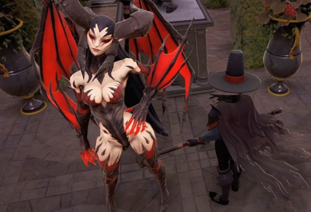 V Rising screenshot of a succubus companion