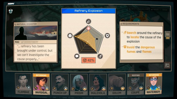 Dispatch screenshot of the strategy-focused gameplay