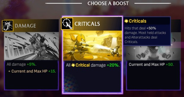 Windblown Beginners Guide screenshot showing why you should take damage buffs