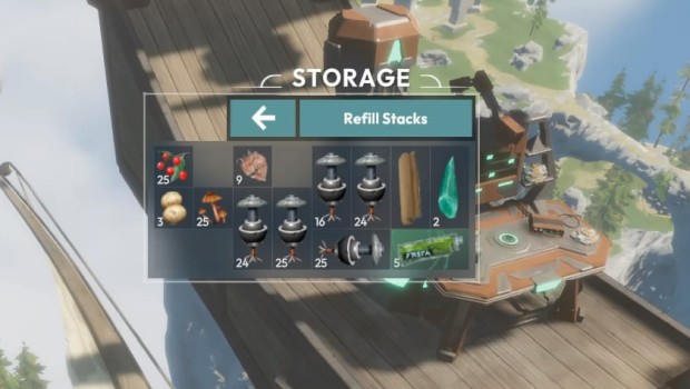 Lost Skies crafting exploration game screenshot of tiny chests full of loot