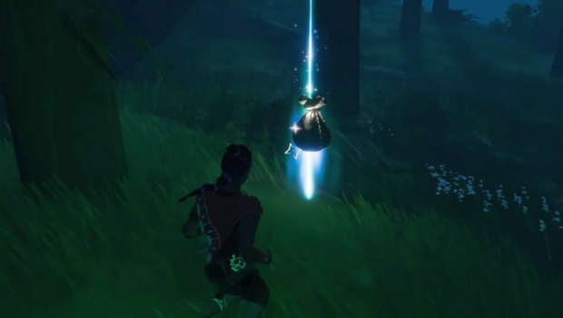 Lost Skies screenshot of the all-powerful bag that can help you navigate