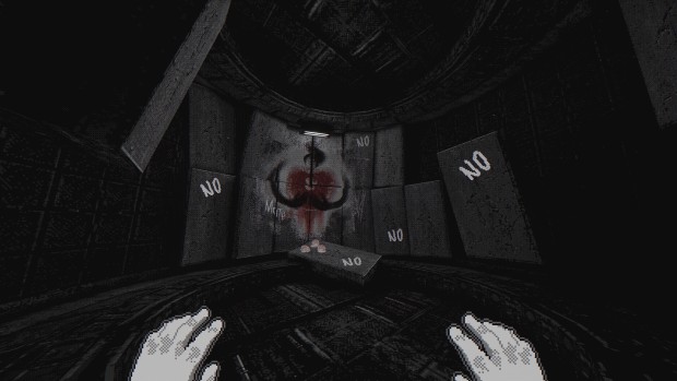 White Knuckle indie speed-climbing horror game screenshot of the shrine to the mother