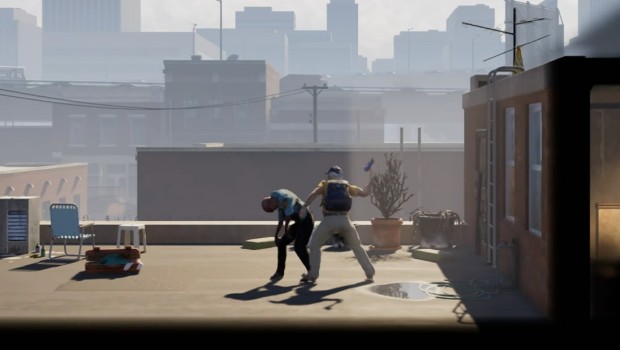 Into the Dead: Our Darkest Days screenshot of the player ambushing a zombie in this survival horror game