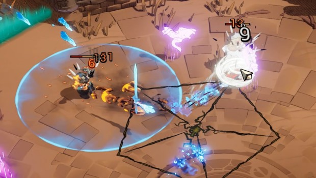 Wizard of Legend 2 screenshot of a colorful array of attacks