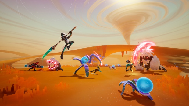 Godbreakers screenshot of the combat from afar