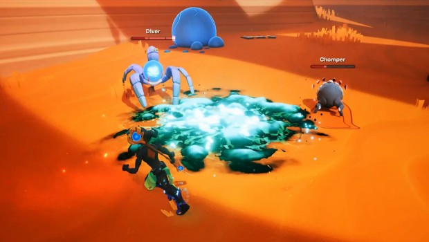 Godbreakers screenshot of one of the area-of-effect damage abilities