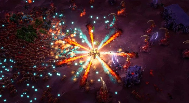 Deep Rock Galactic: Survivor screenshot of the flamethrower sprinkler