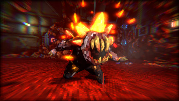 Moros Protocol screenshot of the first gremlin-like boss