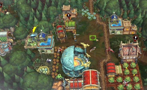 Against the Storm screenshot of a prosperous village