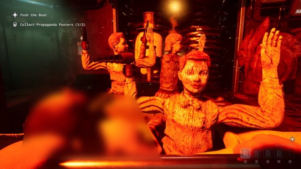 The Outlast Trials screenshot of a very gruesome-looking level