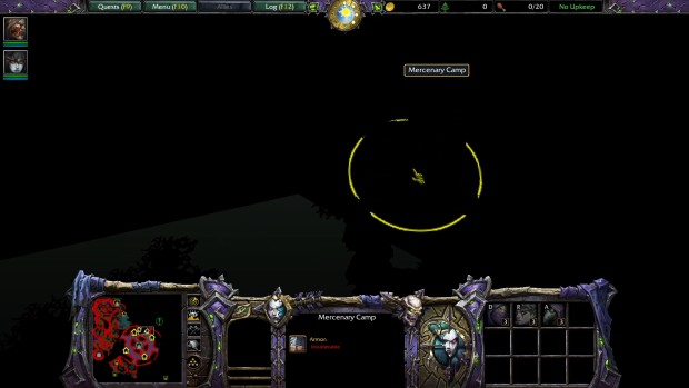 Warcraft 3 Reforged: Forsaken Kingdom screenshot of a visual bug