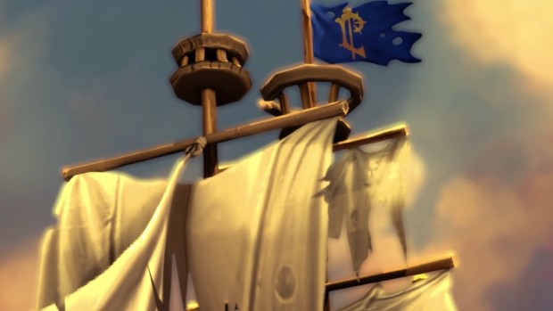 Warcraft 3 Reforged: Forsaken Kingdom screenshot of a very blurry cinematic