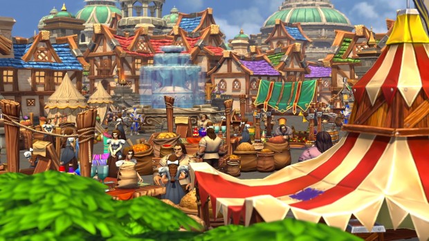 Warcraft 3 Reforged: Forsaken Kingdom screenshot of a world full of detail