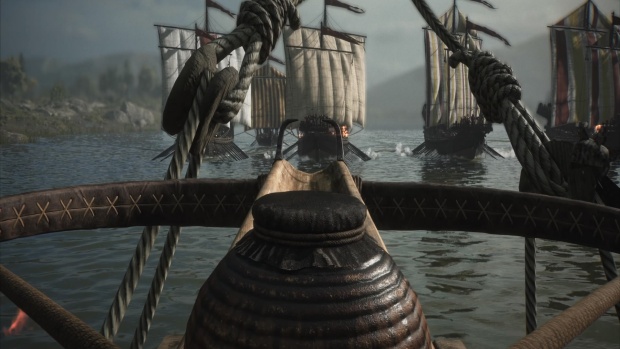 Mount & Blade 2 War Sails screenshot of the balista being used against enemy ships