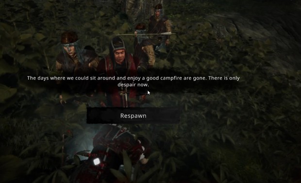 Nested Lands screenshot of me getting destroyed in melee combat