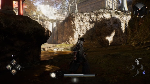 Nioh 3 screenshot of the strange and buggy contrast