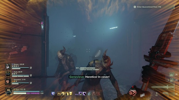 Darktide review/retrospective screenshot of the mighty relic blade in action