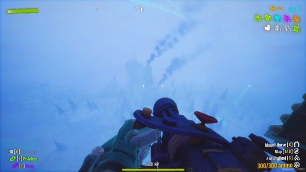 Far Far West beginner's guide screenshot of how silly the jump dash is