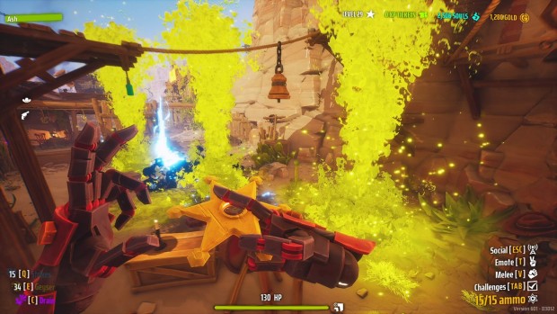 Far Far West beginner's guide screenshot of the acid geyser combo