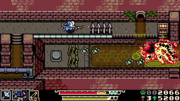 Mina the Hollower guide screenshot of a fishing rod being used to catch a boar