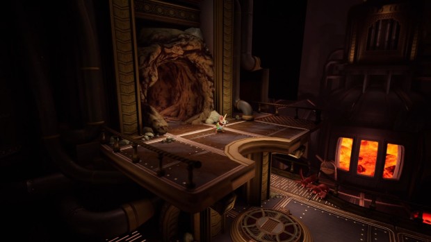 Moss: The Forgotten Relic screenshot of the giant environment you can explore