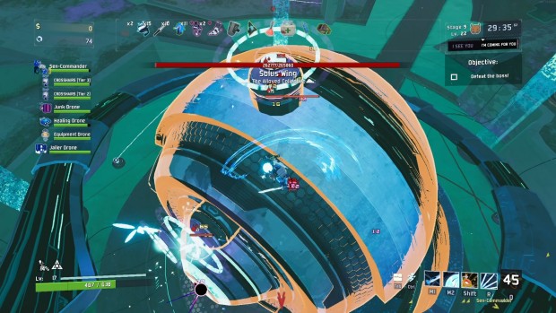 Risk of Rain 2 Alloyed DLC boss screenshot of the battle