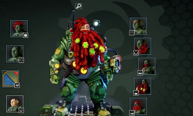 Rogue Core review screenshot of the female dwarf retcon