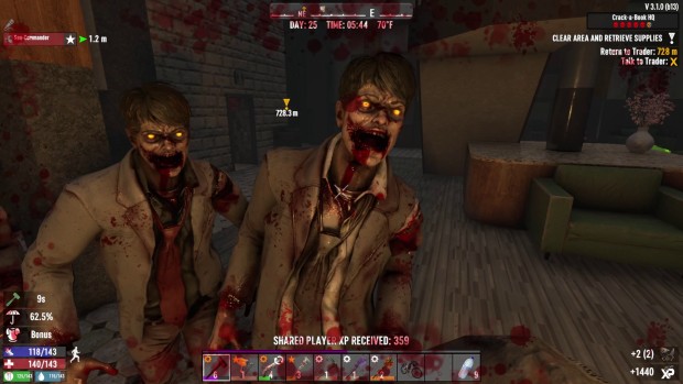 7 Days to Die retrospective screenshot of the zombie twins