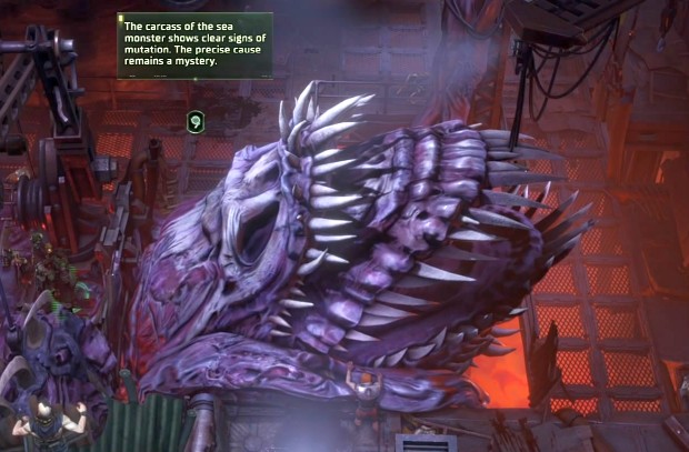 Dark Heresy screenshot of a super-mutated leviathan
