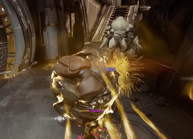 Warframe retrospective screenshot of Grendel rolling around